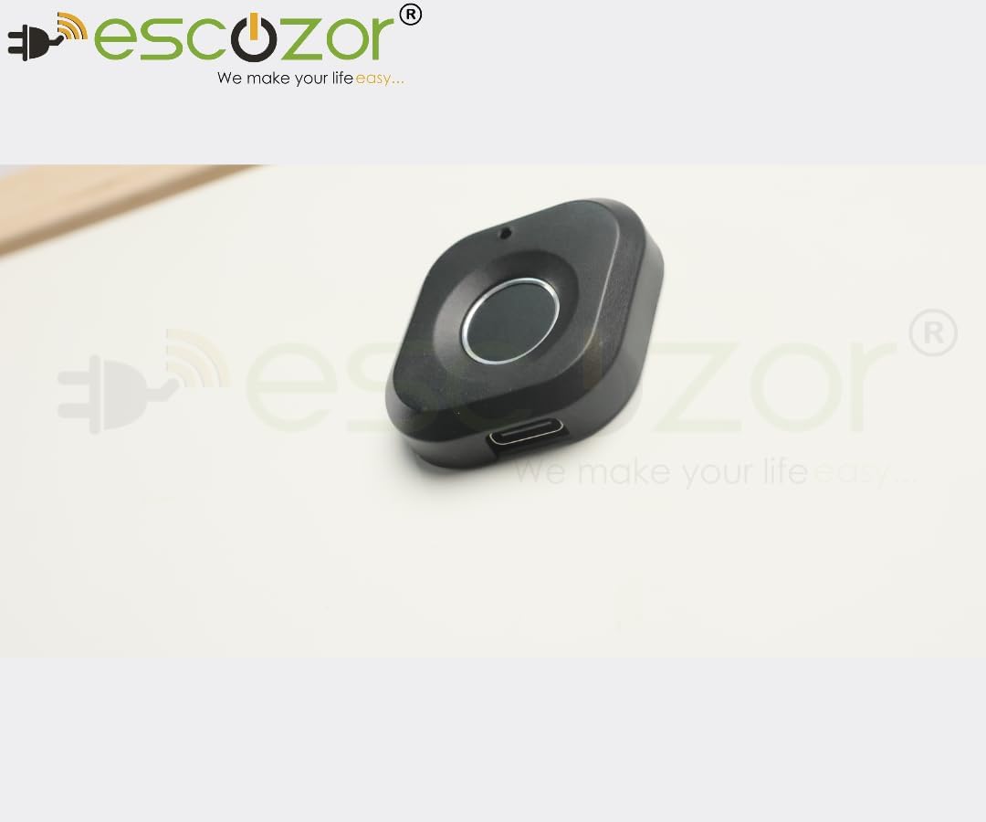 Escozor® DFL01 Smart Biometric Fingerprint Drawer Lock - Safety Electric Cabinet Lock for Wardrobe and Furniture Privacy (Up to 10 Fingerprints, With Ekey)