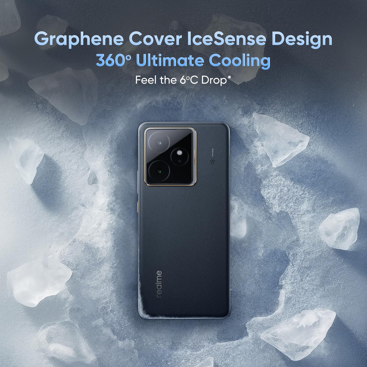 realme GT 7 (IceSense Blue,12GB+256GB) | India's 1st MediaTek Dimensity 9400e Chipset | Strongest Battery Combo 7000mAh + 120W | AI 4K 120FPS Travel Camera | 360° Cooling IceSense Design with Graphene