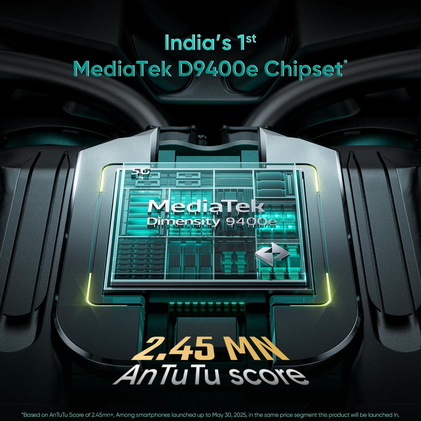 realme GT 7 (IceSense Blue,12GB+256GB) | India's 1st MediaTek Dimensity 9400e Chipset | Strongest Battery Combo 7000mAh + 120W | AI 4K 120FPS Travel Camera | 360° Cooling IceSense Design with Graphene
