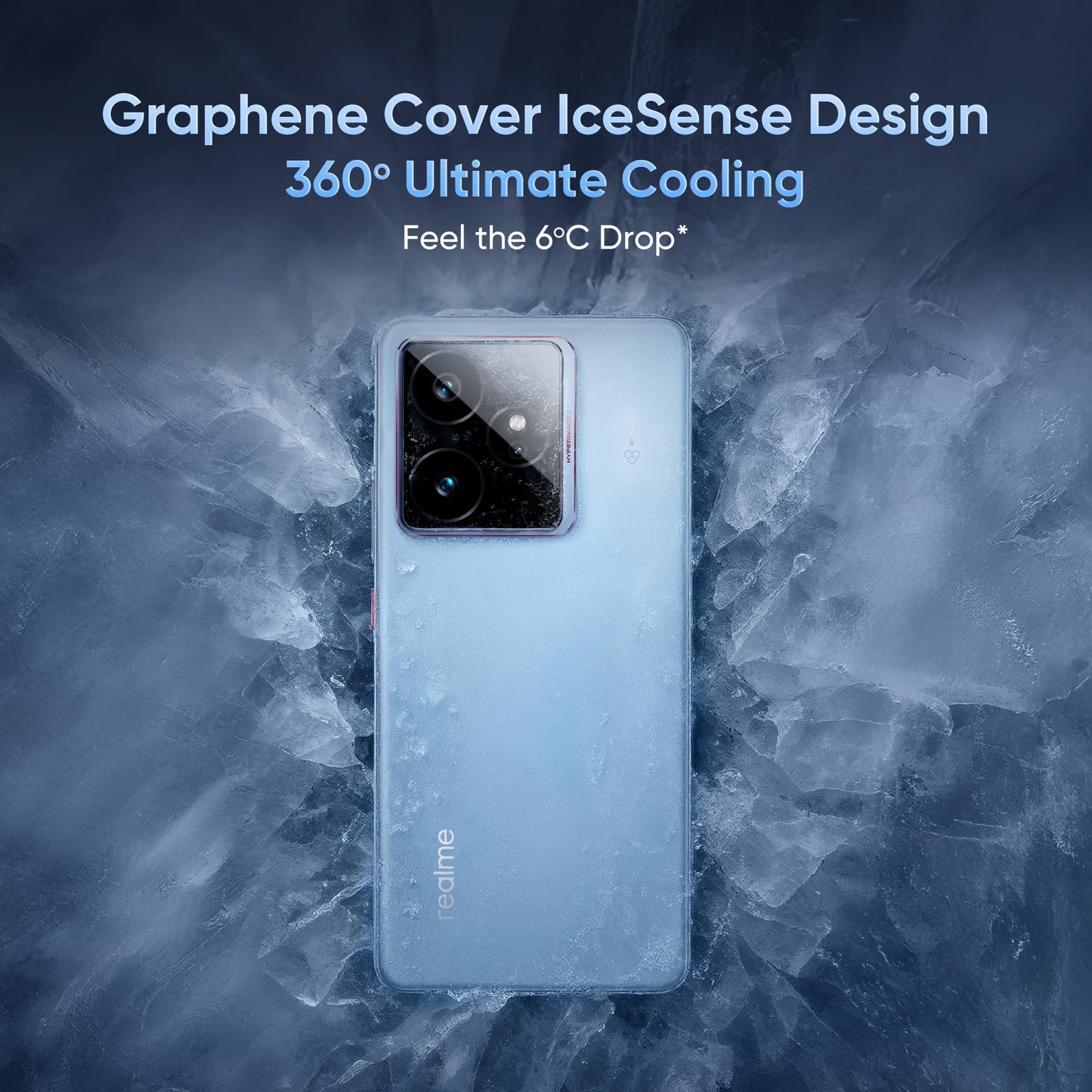 realme GT 7 (IceSense Blue,12GB+256GB) | India's 1st MediaTek Dimensity 9400e Chipset | Strongest Battery Combo 7000mAh + 120W | AI 4K 120FPS Travel Camera | 360° Cooling IceSense Design with Graphene