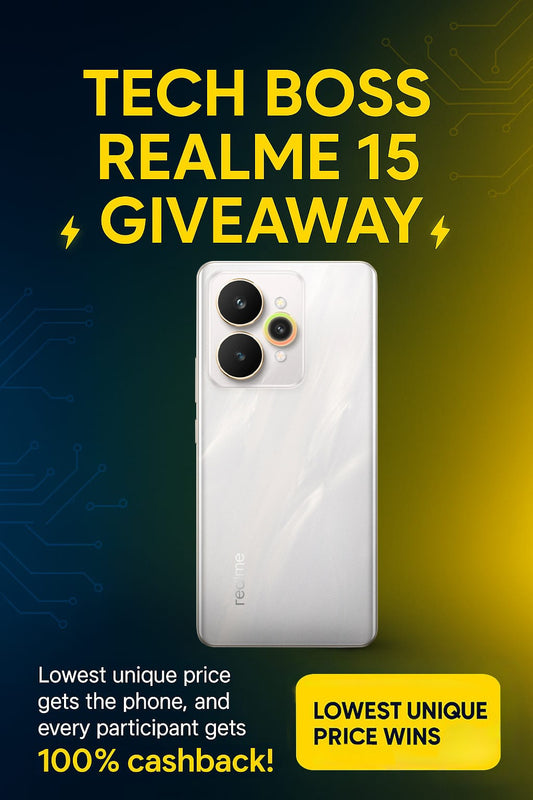 Realme 15 - Lowest Unique Price Giveaway