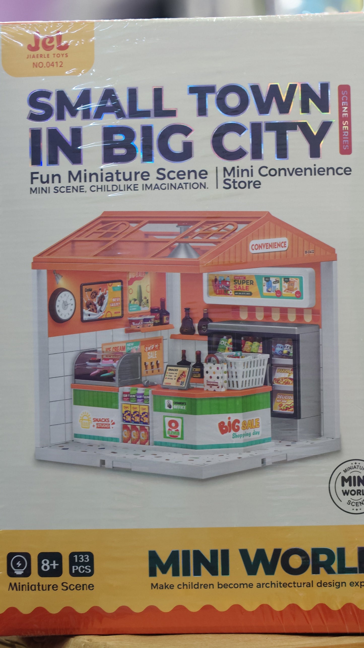 DIY Miniature Dollhouse Kit – Small Town in Big City
